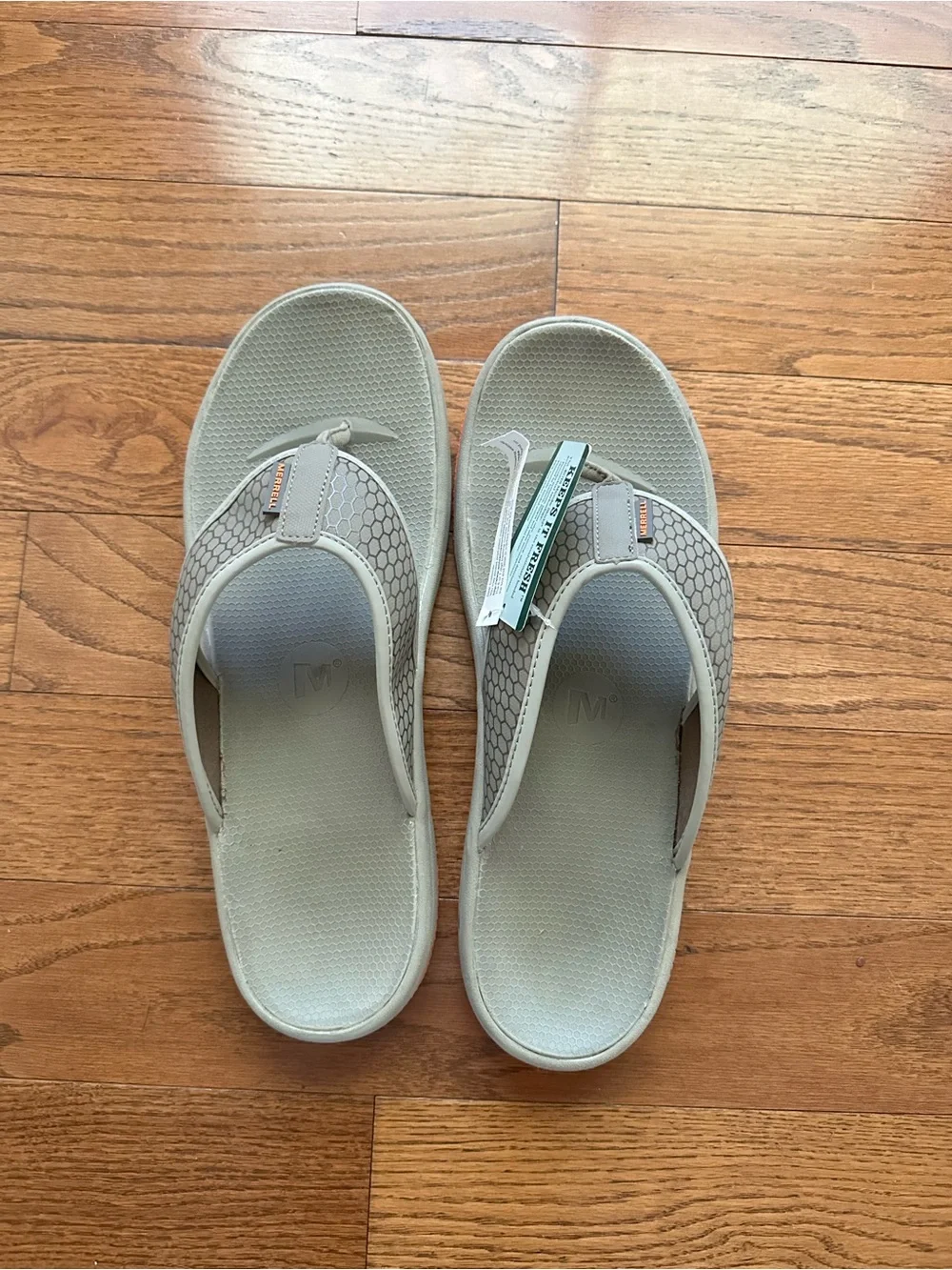 Men’s Merrell Stratis Brindle Thong Sandals Flip Flop Size 13 Beach Boat Swim